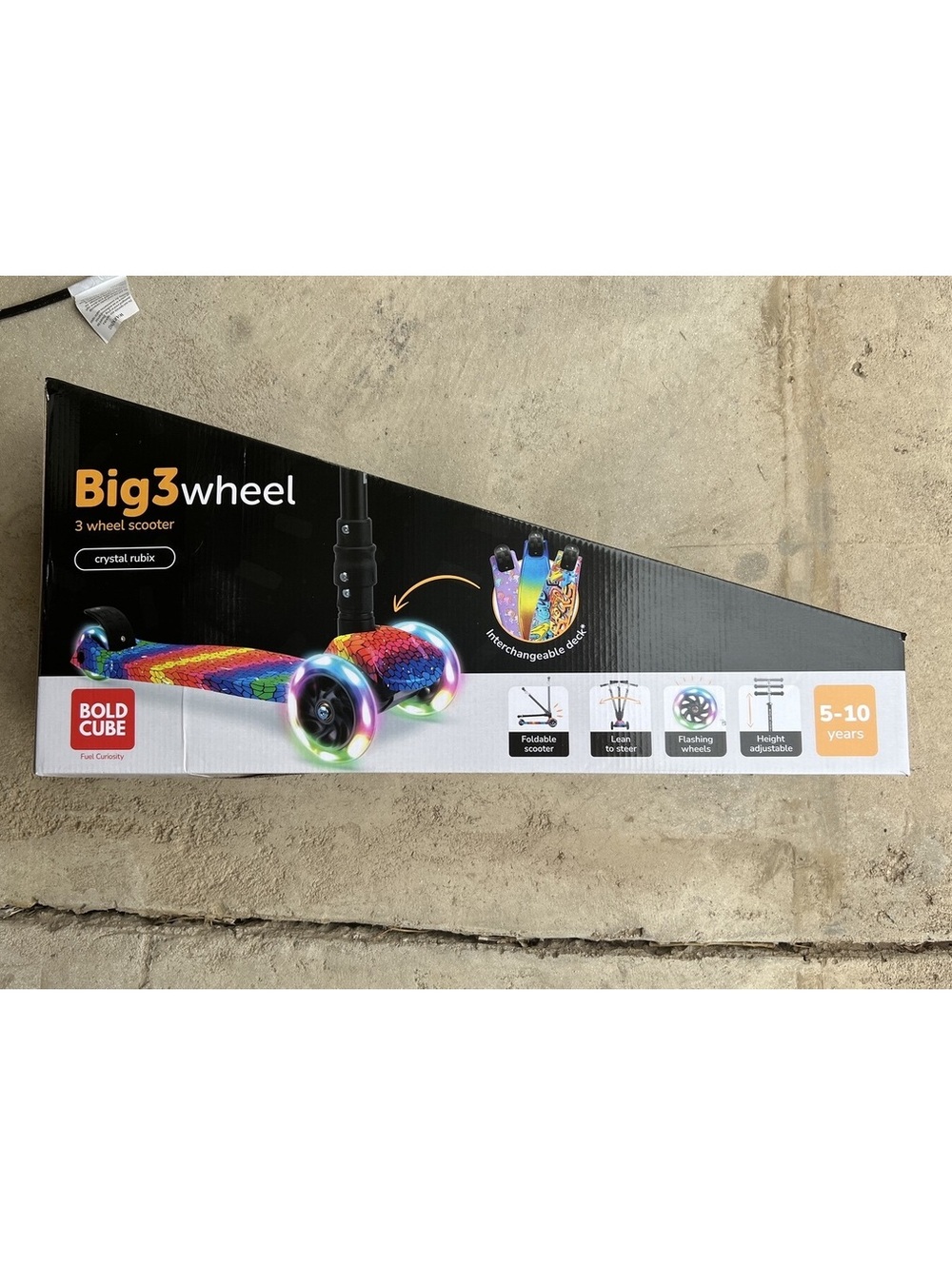 Boldcube Crystal Rubix - Big 3 Wheel Scooter